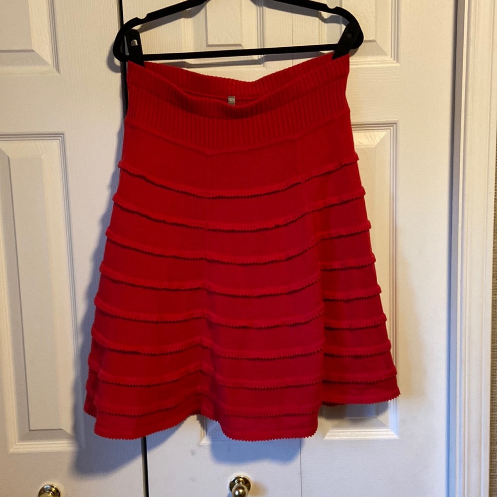 Knit Christmas skirt
